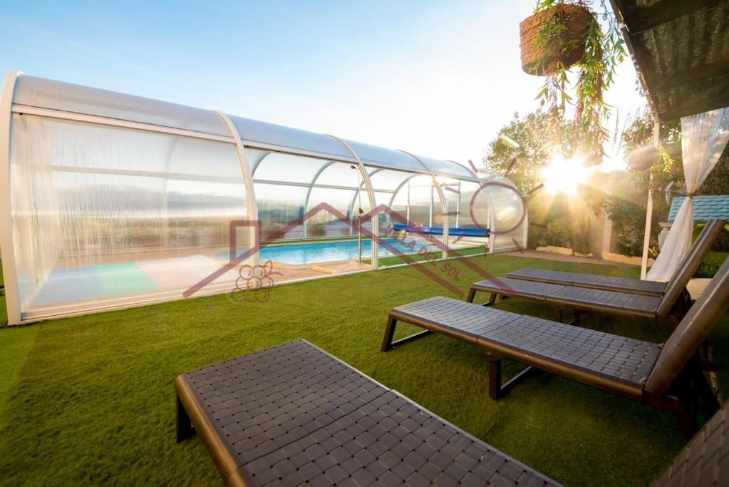 Villa Del Sol - Piscina Climatizada Mentrida Exterior foto